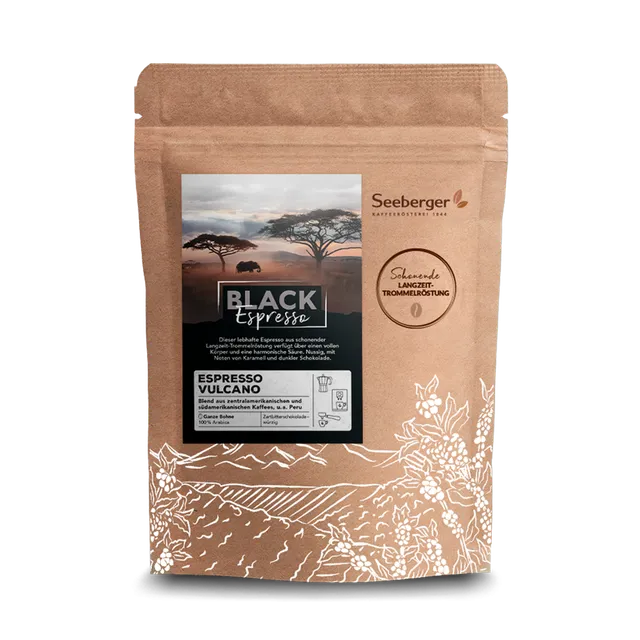 seeberger-black-label-espresso-vulcano-caf-grains-250-g image 1