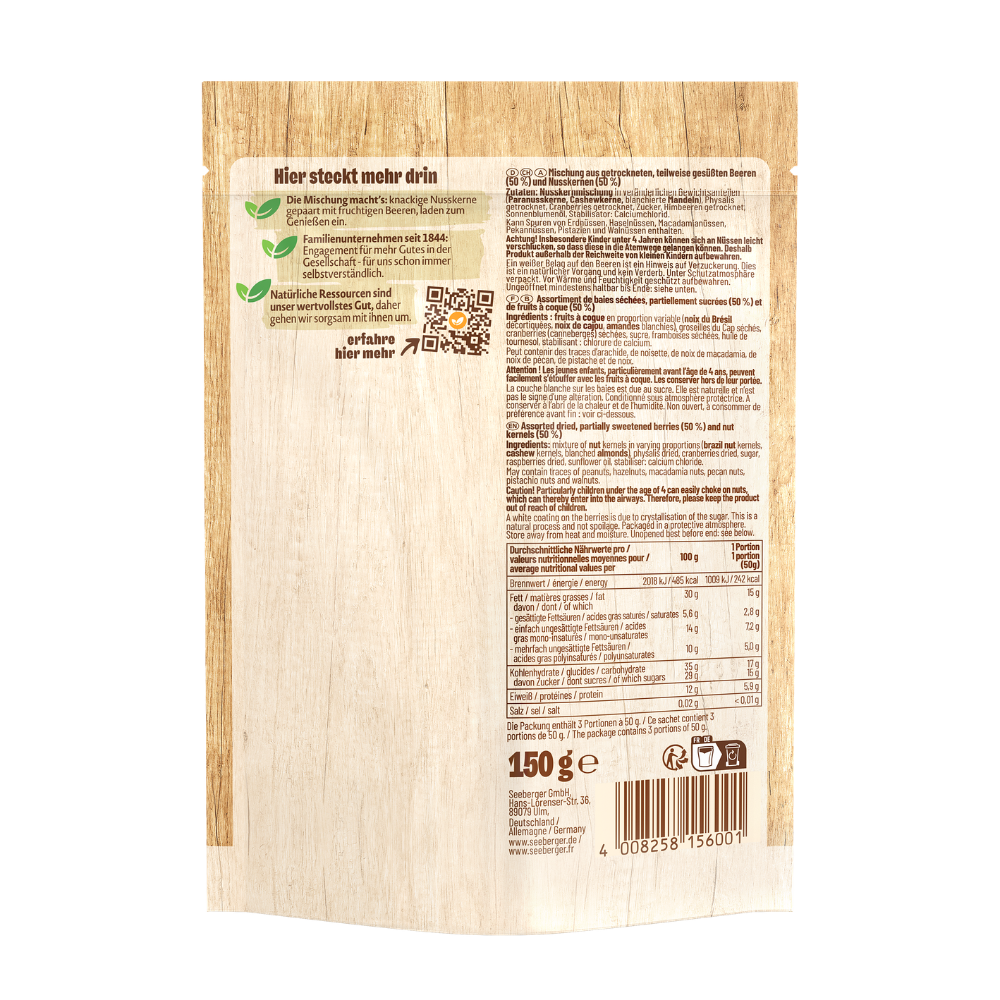seeberger-silver-label-beeren-nuss-mix-m-lange-noix-baies-6x150g image 2