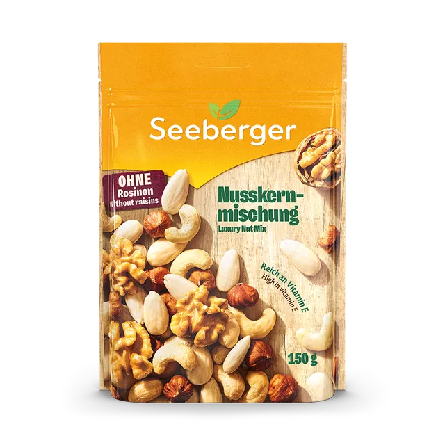 seeberger-silver-label-m-lange-de-noix-snack-150-g-sans-raisins image 1