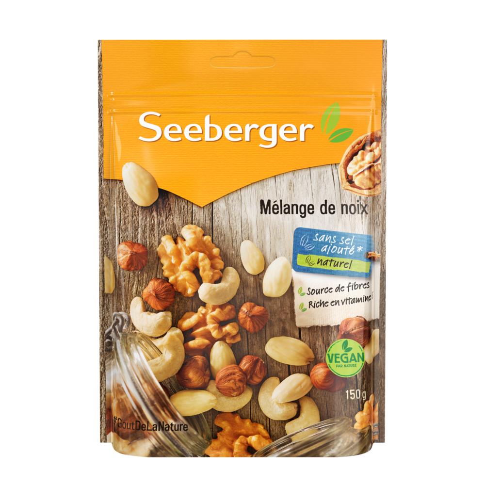 seeberger-silver-label-m-lange-de-noix-snack-150-g-sans-raisins image 3