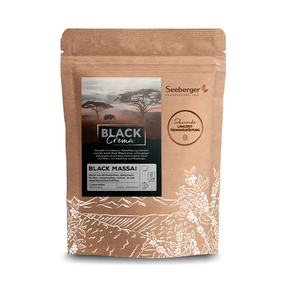 seeberger-black-massai-caf-en-grains-250-g-notes-rhubarbe image 1