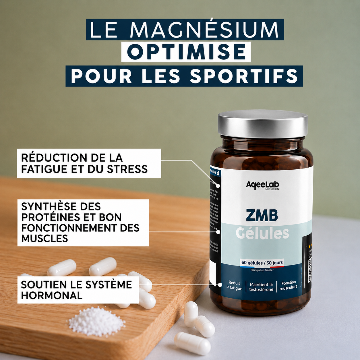aqeelab-vitamines-min-raux-zmb-zinc-magn-sium-taurine-b6-g-lules image 2