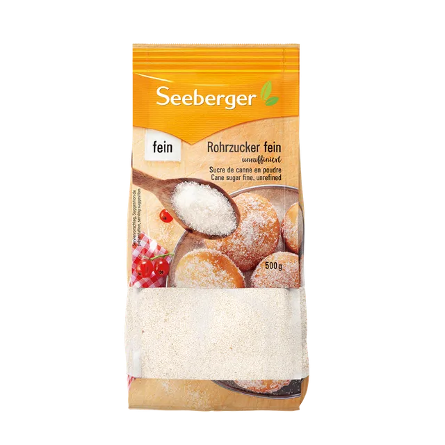 seeberger-silver-label-rohrzucker-fein-sucre-de-canne-fin-non-raffin image 1
