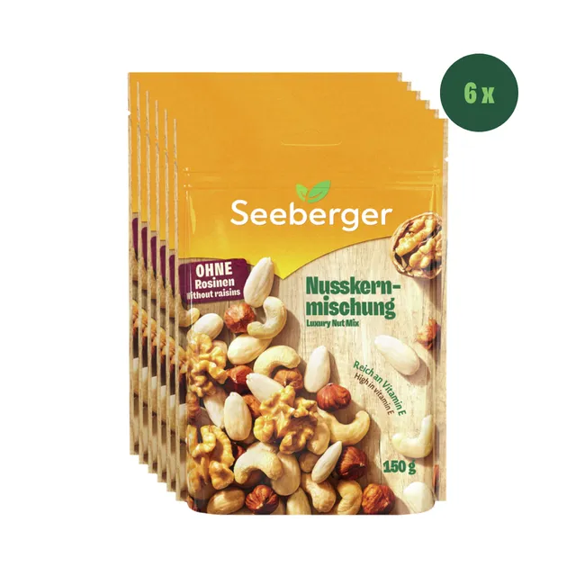 seeberger-silver-label-m-lange-noix-multipack-6x150-g-vitamine-e image 1