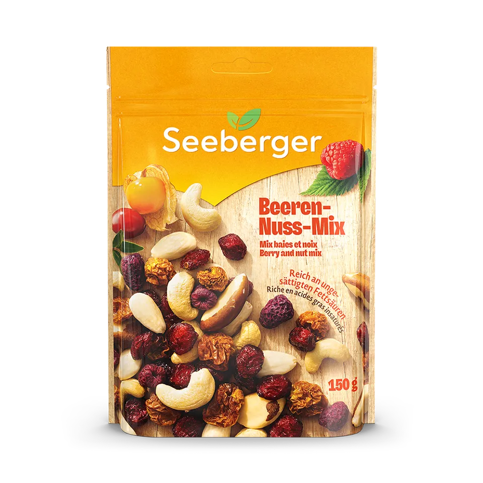 seeberger-silver-label-mix-baies-et-noix-fruits-secs-150-g image 1