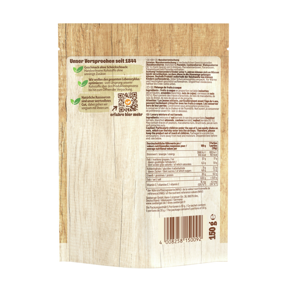 seeberger-silver-label-m-lange-noix-multipack-6x150-g-vitamine-e image 2