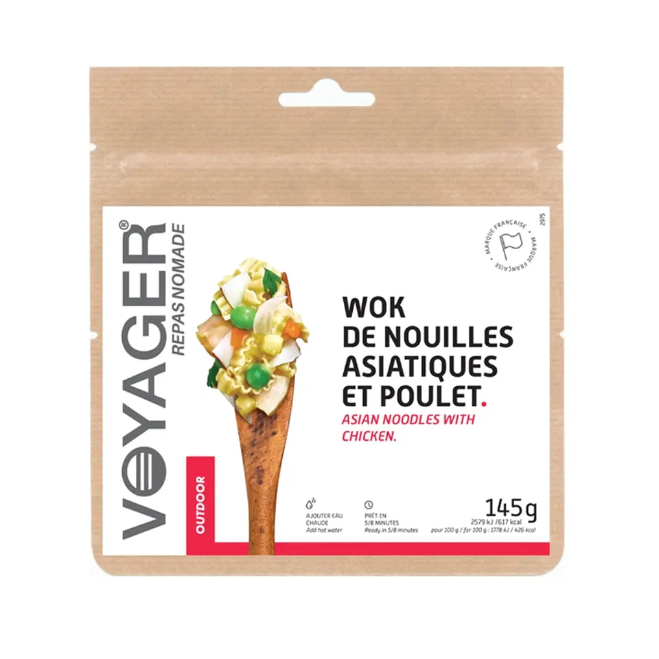voyager-wok-nouilles-poulet-plat-lyophilis-asiatique image 1