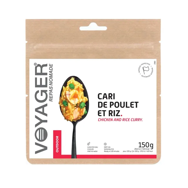 voyager-plats-cari-poulet-riz-plat-lyophilis-r-unionnais image 1