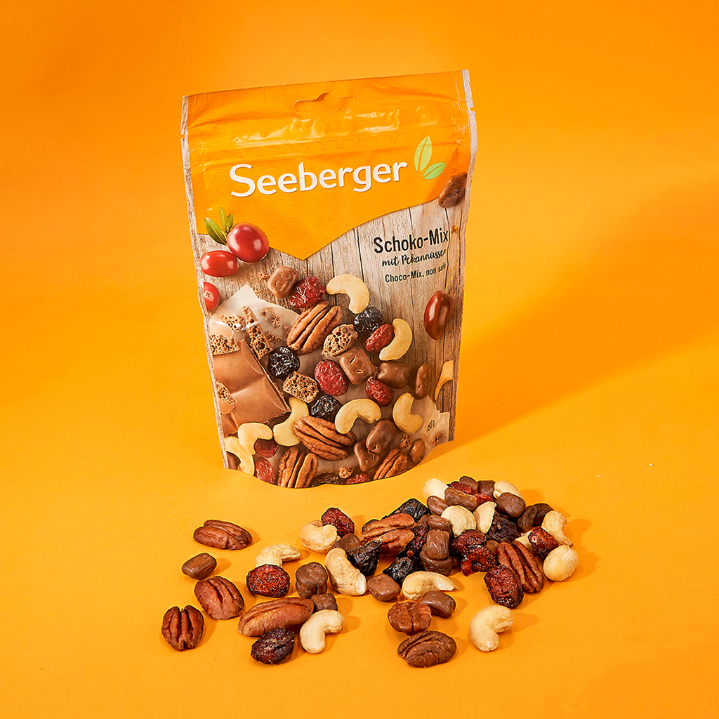 seeberger-silver-label-choco-mix-m-lange-noix-150-g-non-sal image 2