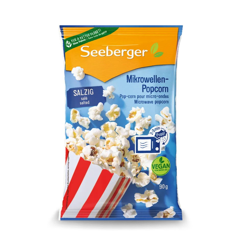 seeberger-silver-label-popcorn-sal-micro-ondes-90-g image 1