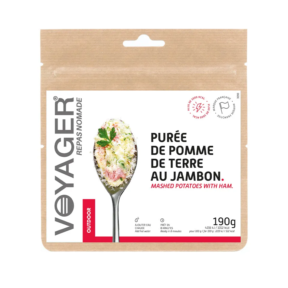voyager-nutrition-pur-e-de-pomme-de-terre-au-jambon-plat-lyophilis-fromage image 1