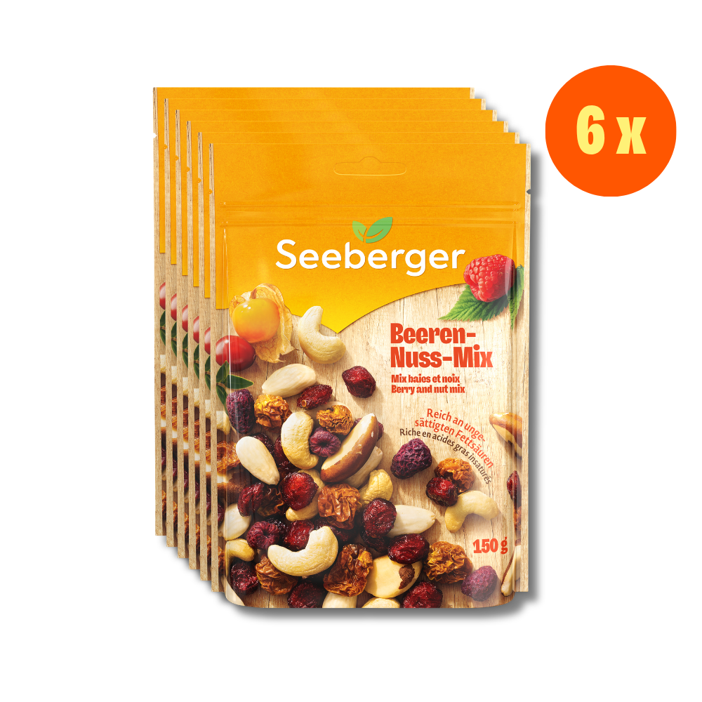 seeberger-silver-label-beeren-nuss-mix-m-lange-noix-baies-6x150g image 1
