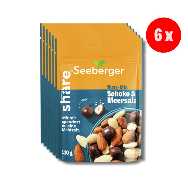 seeberger-silver-label-nuss-mix-schoko-meersalz-6-x-110-g image 1