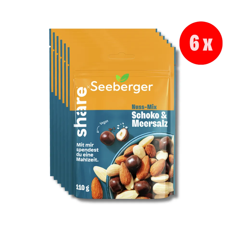 seeberger-silver-label-nuss-mix-schoko-meersalz-6-x-110-g image 1