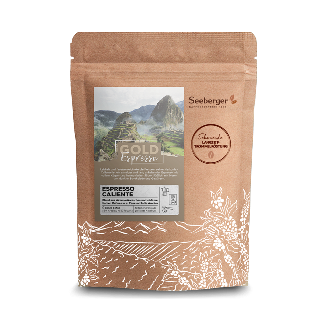 seeberger-gold-label-espresso-caliente-caf-grains-250-g image 1