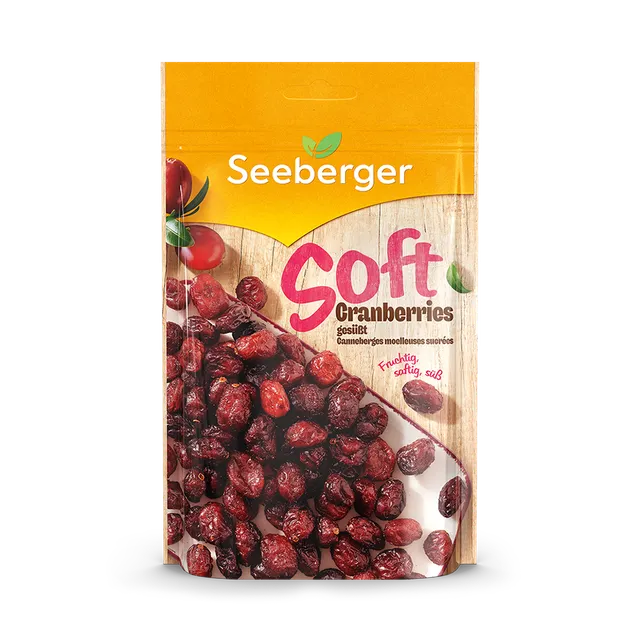 seeberger-silver-label-canneberges-moelleuses-sucr-es-125-g image 1