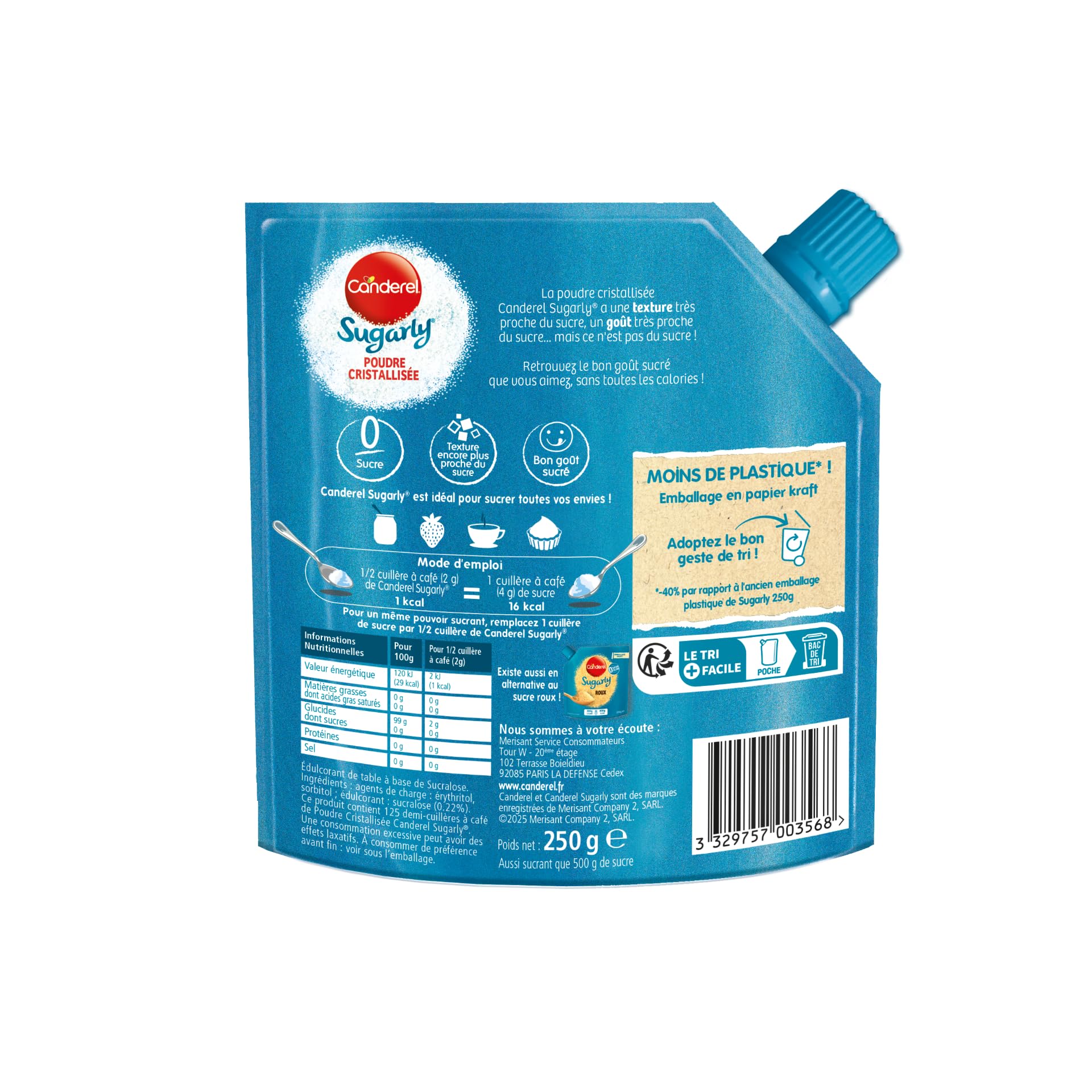 canderel-sugarly-poudre-cristallis-e-250-g-z-ro-sucre image 2