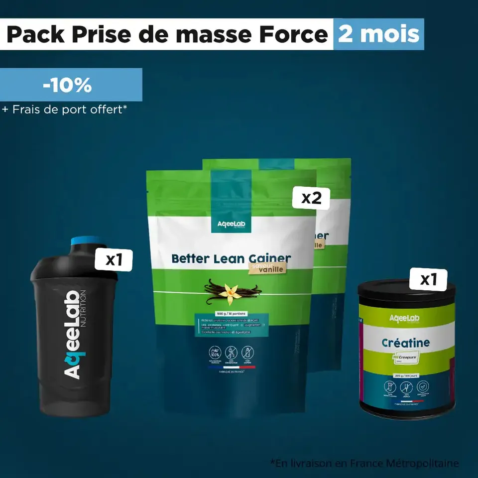 aqeelab-packs-sport-pack-prise-de-masse-force-gainer-vanille image 1