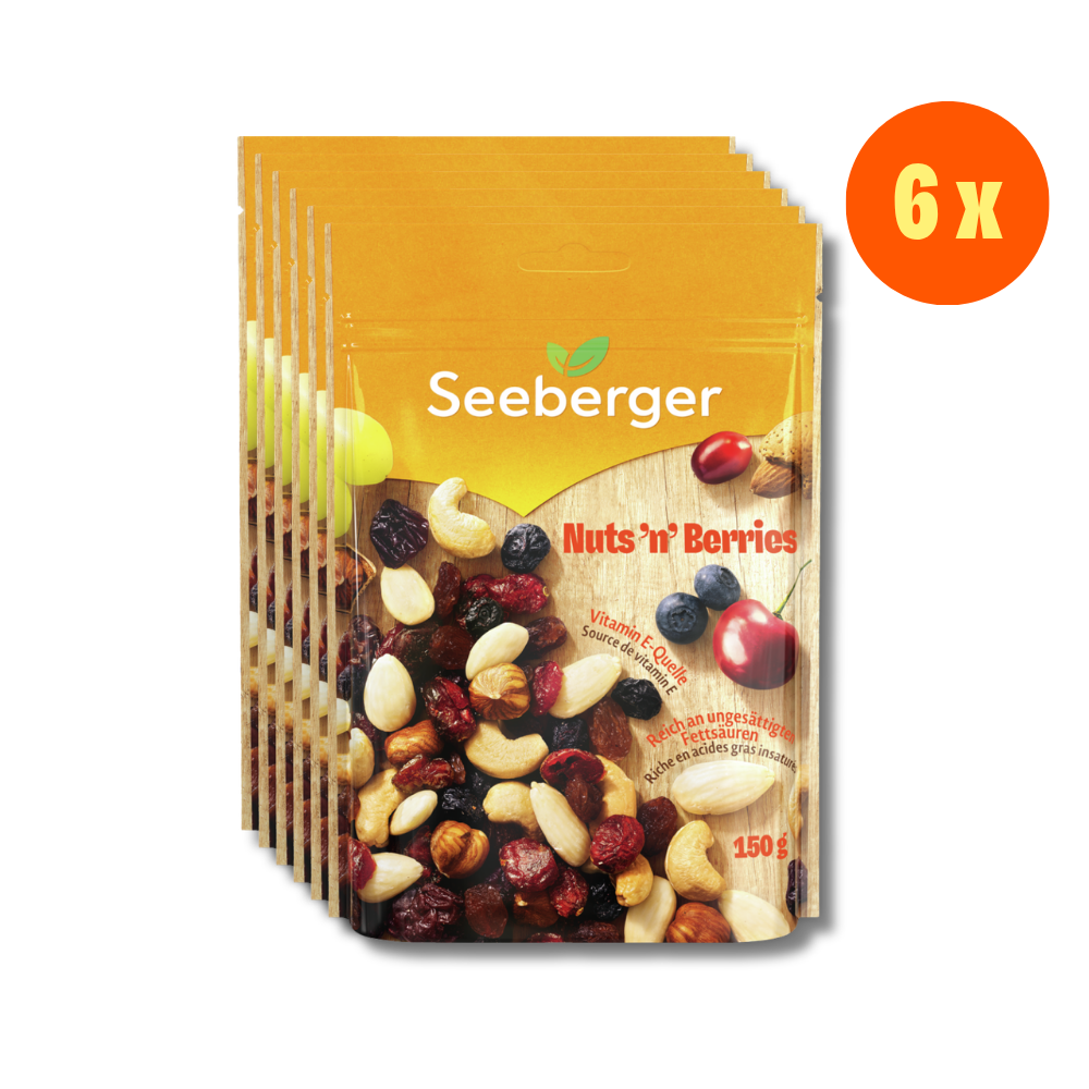 seeberger-silver-label-nuts-berries-multipack-6x150-g image 1