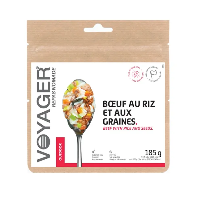 voyager-nutrition-b-uf-riz-graines-plat-lyophilis-sans-gluten image 1