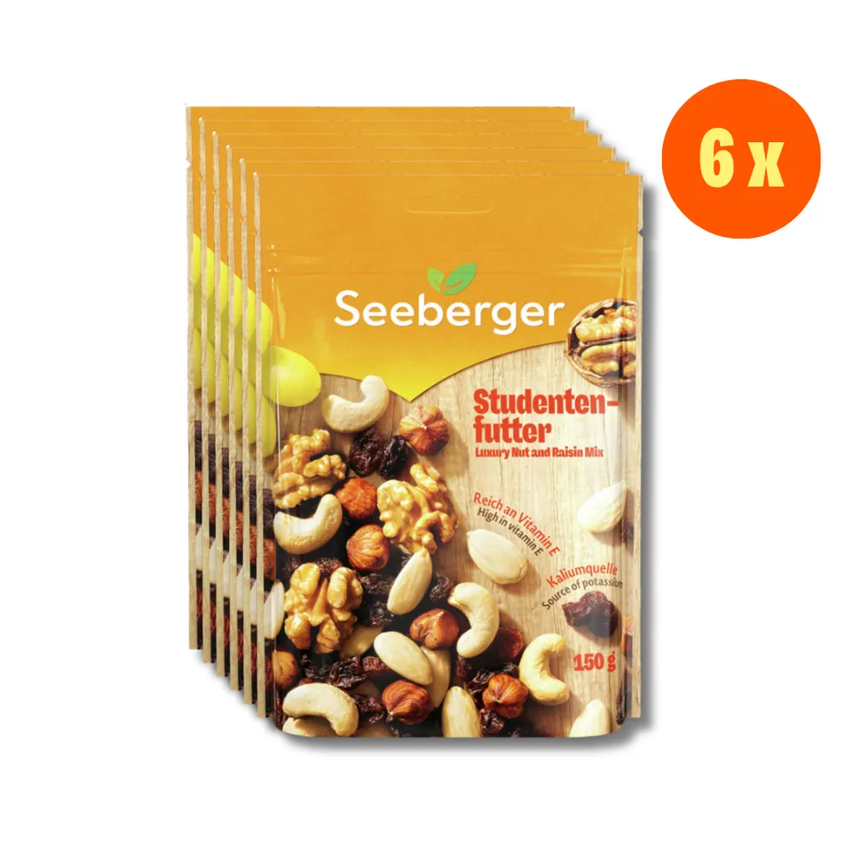 seeberger-silver-label-studentenfutter-multipack-6x150-g-vitamine-e image 1